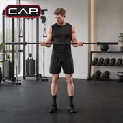 CAP Barbell 7' 3-Piece Thread Lock Olympic Weightlifting Straight Bar