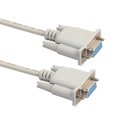 thumbnail image 4 of Methold Universal 1,5/3/5M F/F Serial RS232 Cable de módem nulo a DB9 FTA conexión cruzada 9 pines COM convertidor de Cable de Juegos de teclado y mouse para computadora 5m y blanco 5m, 4 of 6