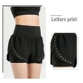 thumbnail image 4 of Yeacher Women 2-in-1 Sports Shorts High Waist Print Quick-drying Breathable Running Fitness Sportswear, 4 of 7