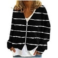 thumbnail image 2 of Women's Fleece Cardigan with Full Zipper Closure, V-Neck Design and Long Sleeves, Warm and Soft Jacket for Casual Daily Wear, Home or Work Comfort, 2 of 5