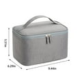 thumbnail image 3 of Neceser colgante con gancho | Organizador de cosméticos de viaje | Bolsa multiusos para neceser de aseo para el baño | Neceser portátil para negocios, vacaciones y gimnasio, 3 of 7