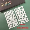 thumbnail image 2 of Tivamiko Journal Planner Colored Pens Set with 100 Colors Fineliner Pens and 6 Reusable Stencils for Journal, Planner, Note, and Calendar Coloring, 2 of 9