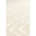 thumbnail image 3 of Pasargad Home Edgy 8' x 10' Hand-Tufted Silk and Wool Ivory Rug, For Indoor Space and all Age of Group, 3 of 6