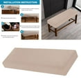 thumbnail image 6 of Elastic Spandex Dining Cover Removable Padded Seat Cover Washable Cover for Living Room, , Khaki, 6 of 8