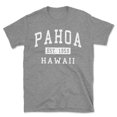thumbnail image 1 of Pahoa Hawaii Classic Established Men's Cotton T-Shirt, 1 of 1