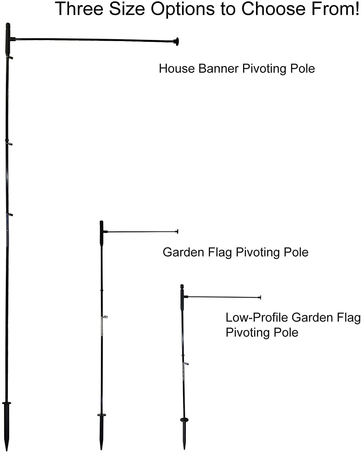 In the Breeze 4580 — Pivoting Garden Flag Pole