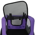 thumbnail image 7 of UPLLX Dog Bike Trailer, Foldable Pet Bicycle Cart w/ Quick Release Wheels & Safety Leash, Purple, 7 of 7