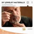 thumbnail image 2 of 60pcs Smooth-surface Clover Beads DIY Necklace Bracelet Spacer (Golden), 2 of 6
