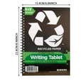thumbnail image 3 of Legal Pads 6" x 9" Wide Ruled, 100 Sheets Per Pad, 3-Pack Recycled Writing Tablets, Hard Back Notepads, Office Supplies for Teens & Adults, Spiral, 3 of 9
