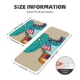 thumbnail image 2 of Honeii Cool Dino Playing Skateboard Print Kitchen Mat [2 PCS] for Floor, Waterproof Non-Slip Rugs, Kitchen Decor,Standing Mat for Floor,Office, Sink, Laundry, 2 of 6