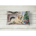 thumbnail image 3 of Golden Retriever Cozy Christmas Throw Pillow 12 in x 16 in, 3 of 4