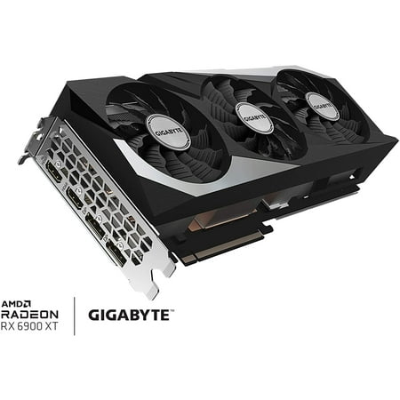 GIGABYTE - AMD Radeon RX 6900 XT 16G GAMING OC GDDR6 PCI Express 4.0 Graphics Card - Black