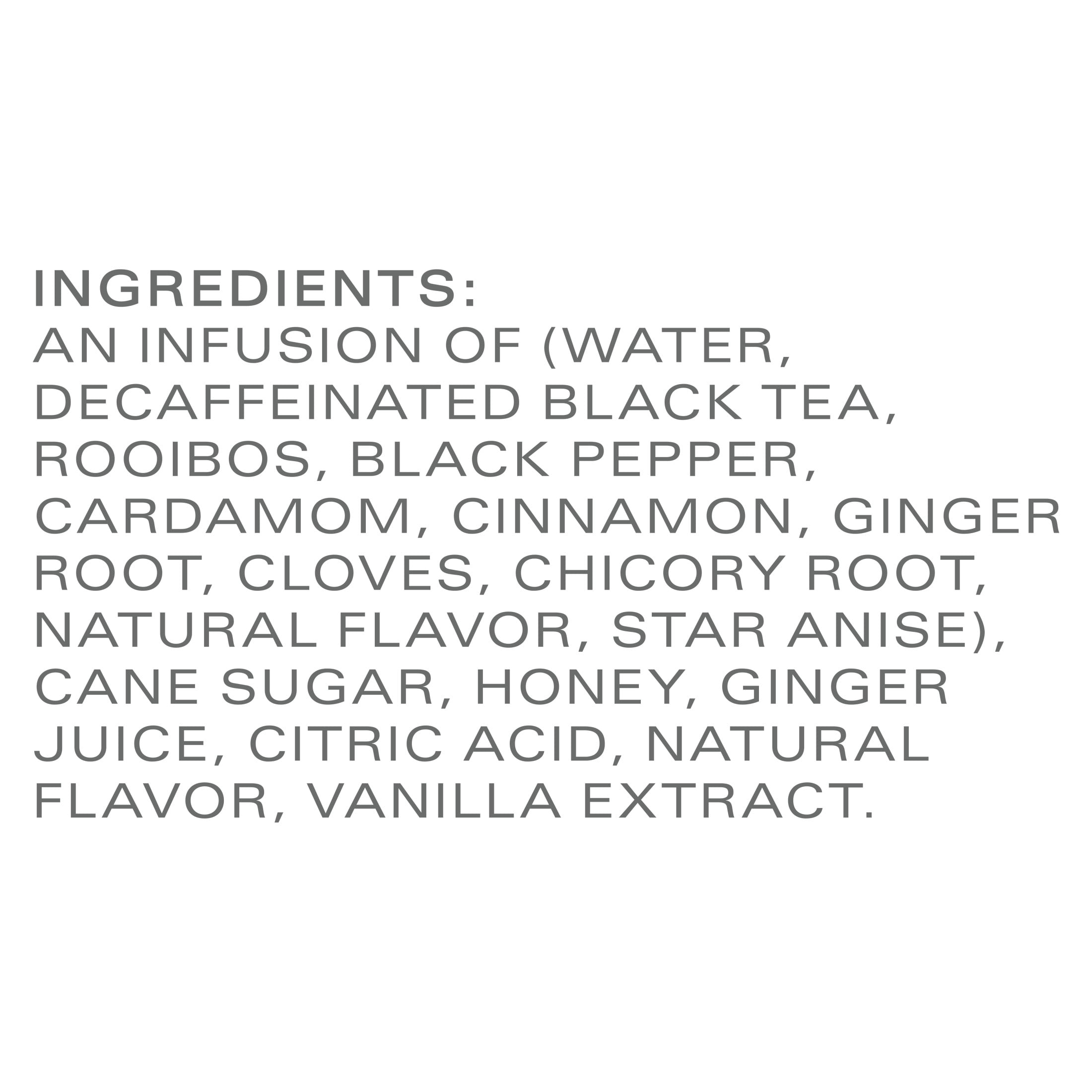 (1 pack) TAZO Chai Latte Iced Tea Concentrate Black Tea, Decaffeinated, 32 oz