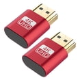 thumbnail image 1 of HEVIRGO 2Pcs 4K HDMI-compatible DDC EDID Dummy Plug VGA Virtual Display Emulator Connector Adapter, 1 of 10