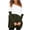 Army Green, variant on LYXSSBYX Women Fall Sweaters for Women 2022 Hot Sale Clearance Women's Casual Splicing Hedging Pocket Blouse Long Sleeve Tops Sweater