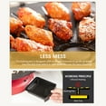 thumbnail image 4 of Barbecue Électrique Intérieur Sans Fumée avec Technologie Infrarouge, Plaque de Cuisson Antiadhésive Rotative, Plateau d'Égouttement à Température Réglable, Prise US, 4 of 8