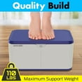 thumbnail image 6 of SereneLife Lockable Storage Box, 8 Gallon Capacity Storage Trunk with Combination Lock, Locking Container Bin for Organization, 6 of 6