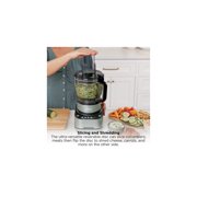 Ninja 9-Cup Food Processor, 4 Auto-iQ Presets, Reversible Slicing/Shredding Disc, BZ601, Silver