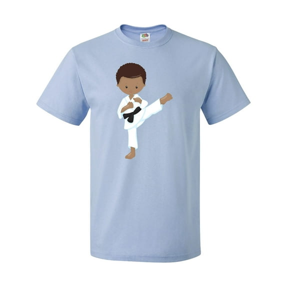 Inktastic African American Boy, Karate Boy, Black Belt, Kata T-Shirt