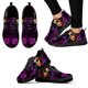 thumbnail image 1 of Zapatillas deportivas con estampado de calavera de azúcar azul para niña, zapatos cómodos y transpirables con estampado de rosas en 3D y mariposas, zapatillas informales para mujer, 1 of 6