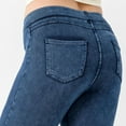 thumbnail image 5 of YDFCWXW Women's High Stretch Pants, Pocket Tight Fit, Fitness Casual Comfort Jeans Sky Blue, XL, 5 of 9