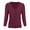 Berry, variant on Women's Knit Cardigan Sweater – 3/4 Sleeve V-Neck Basic Classic Casual Button Down Soft Lightweight Top
