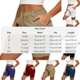 thumbnail image 4 of QATAINLAV Women's Lightweight Golf Long Cargo Shorts Summer Outdoor Travel Hiking Shorts with Pockets Vacation Clothes Khaki S, 4 of 7