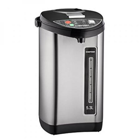 Chefman Instant Electric Hot Water Pot, with Sabbath Mode & Safety Lock to Prevent Spillage, 5.3 L / 5.6 Qt - RJ16-SS