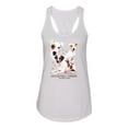 thumbnail image 2 of If It's Not a Jack Russell Terrier It's Just a Dog | Womens Dog Lover Jersey Racerback Tank Top, White, X-Large, 2 of 3