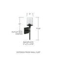 thumbnail image 3 of Capital Lighting 628811-451 Colton 17" Tall Bathroom Sconce - Nickel, 3 of 5