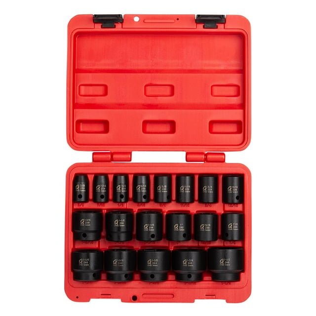 SUNEX TOOLS SUNEX TOOLS 2640 2640 - Ensemble de 19 Douilles à IMPACT SAE à 1/2 Entraînement