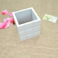 thumbnail image 3 of 2PCS Roman Block Square Imitation Flower Box Arrangement Flowerpot Stylish Flower Plants Box Holder Garden Ornament, 3 of 6
