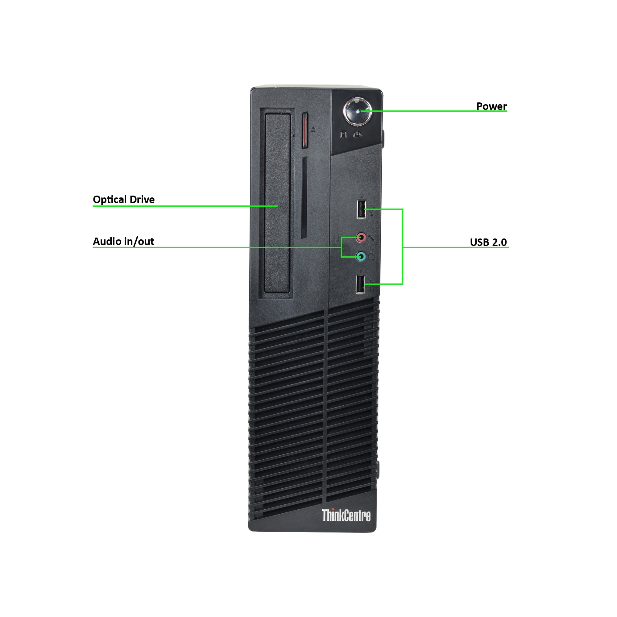 Refurbished Lenovo M73 Small Form Factor Windows 10 Pro Intel Pentium G32t 2 6ghz 4gb Ram 500gb Hard Drive Walmart Com Walmart Com