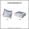 thumbnail image 5 of Madison Park King/Cal King Graham 3-Piece Jacquard Patchwork Quilt Set, Blue, 5 of 10