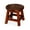 Cherry, variant on Antique White-Finished Stool | Used as Footrest or Decorative Piece | Bring a Vintage Feel to Your Room