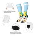 thumbnail image 4 of Bingfone Compression Socks for Women and Men Long Socks for Running Athletic Cycling Nurse-Gnomes On The Beach, 4 of 8