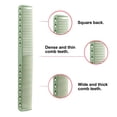 thumbnail image 3 of Professional Stainless Steel Haircut Comb Salon Hairdressing Comb Styling Tool For All Hair Types Fine and Wide Tooth Hair Barber Comb, 3 of 5
