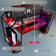 thumbnail image 3 of Escritorio para Computadora Gamer Ambientika Modelo H Rojo, 3 of 7