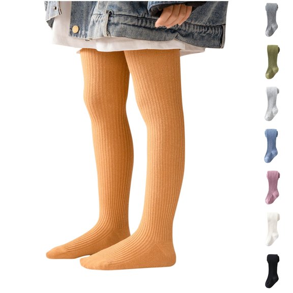 THDHVS Toddler Socks, Girls Solid Color Soft Tights Combed Soft for Dance and Daily Wear Breathable Tights Offer Comfortable Fits and Moisture Wicking for Daily Purple
