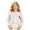 White, variant on Girls Knit Cardigans Long Sleeve Solid Color Tops Lightweight Shawl Sweater Air Conditioner Cover Up for Kids Size 3-4Y