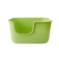 thumbnail image 3 of Milaget High Sided Cat Litter Boxs Cage Litter Pans for Kitty Hamsters Small Animals Green, 3 of 9