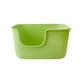 thumbnail image 3 of Inodoro abierto para gatos, lavabo grande para arena para gatos, fácil de limpiar, orinal para gatos pequeños y medianos, gatos de interior, animales Verde, 3 of 8