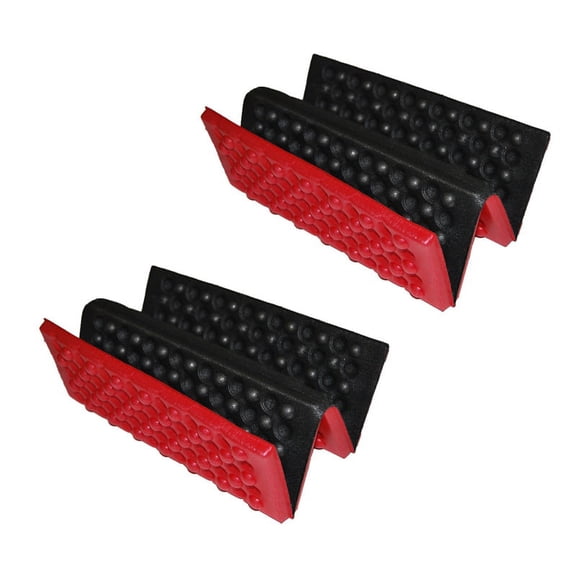 2X Folding Foam Waterproof Pad Chair Cushion Red Black