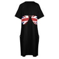 thumbnail image 4 of Vestido holgado con bolsillos para mujer vestido de Union Jack, 4 of 6