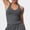 *Dark Gray, variant on Women's Halter Neck Sleeveless Pullover Tank Top , Solid Color Casual Tops Black,Womens Plus M