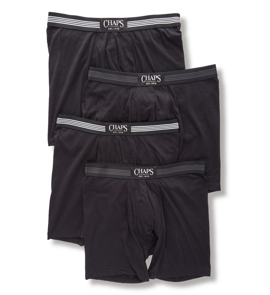 Chaps Men's Chaps CUBBP4 Essential Breathable Boxer Brief With Fly