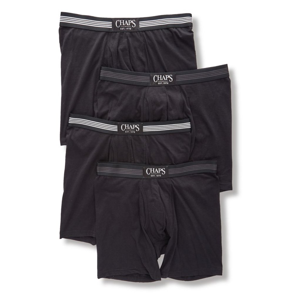 Chaps Men's Chaps CUBBP4 Essential Breathable Boxer Brief With Fly