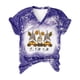 thumbnail image 3 of Camiseta con cuello en V para mujer Camiseta con estampado de Halloween Camiseta de manga corta Tops Pompotops  hkajfhjk472971, 3 of 6