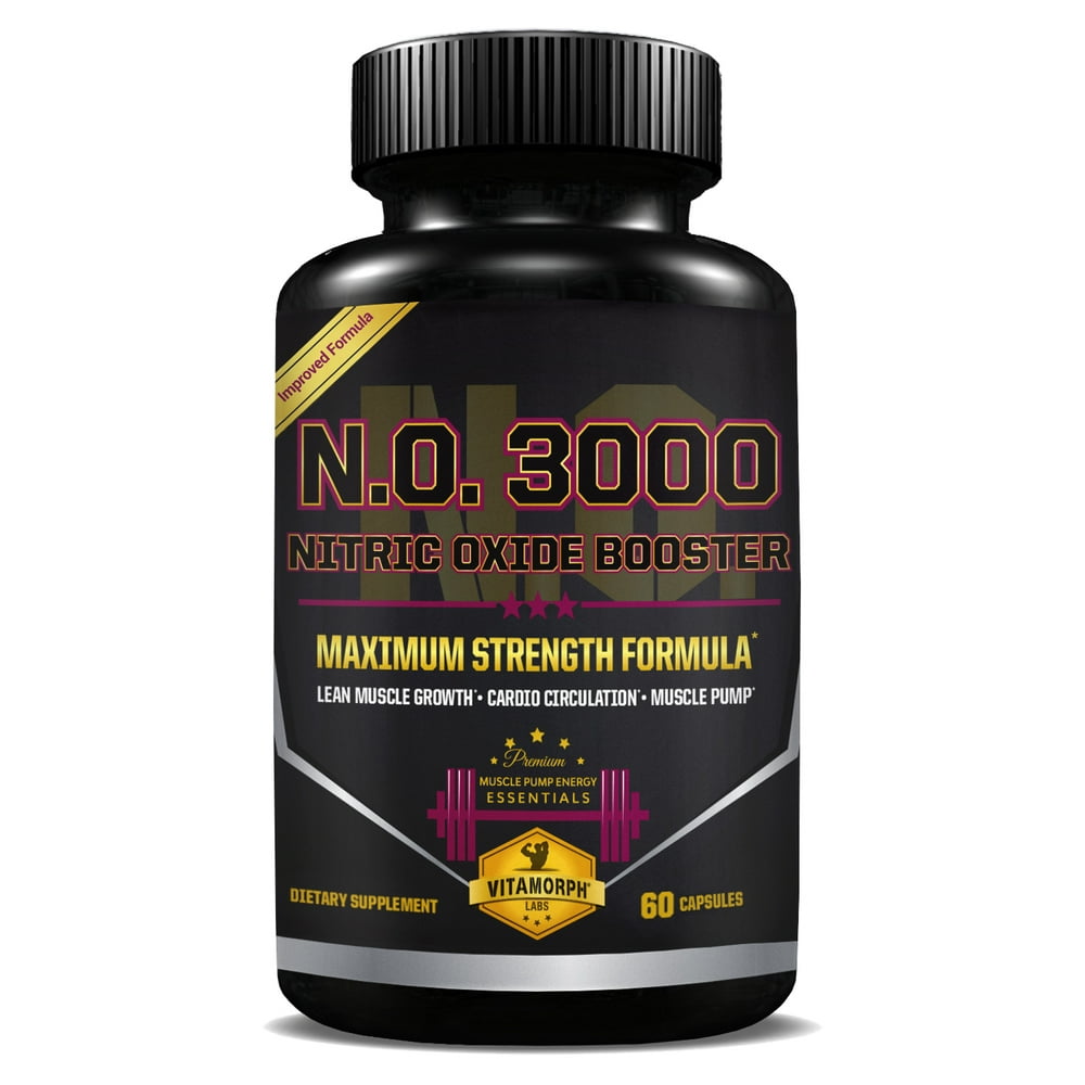 N.O. 3000 Nitric Oxide Booster Maximum Strength Nitric Oxide
