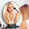 thumbnail image 4 of Gymax Hollywood Miroir de Maquillage Éclairé Télécommande 4 Couleurs Réglables Noir, 4 of 10